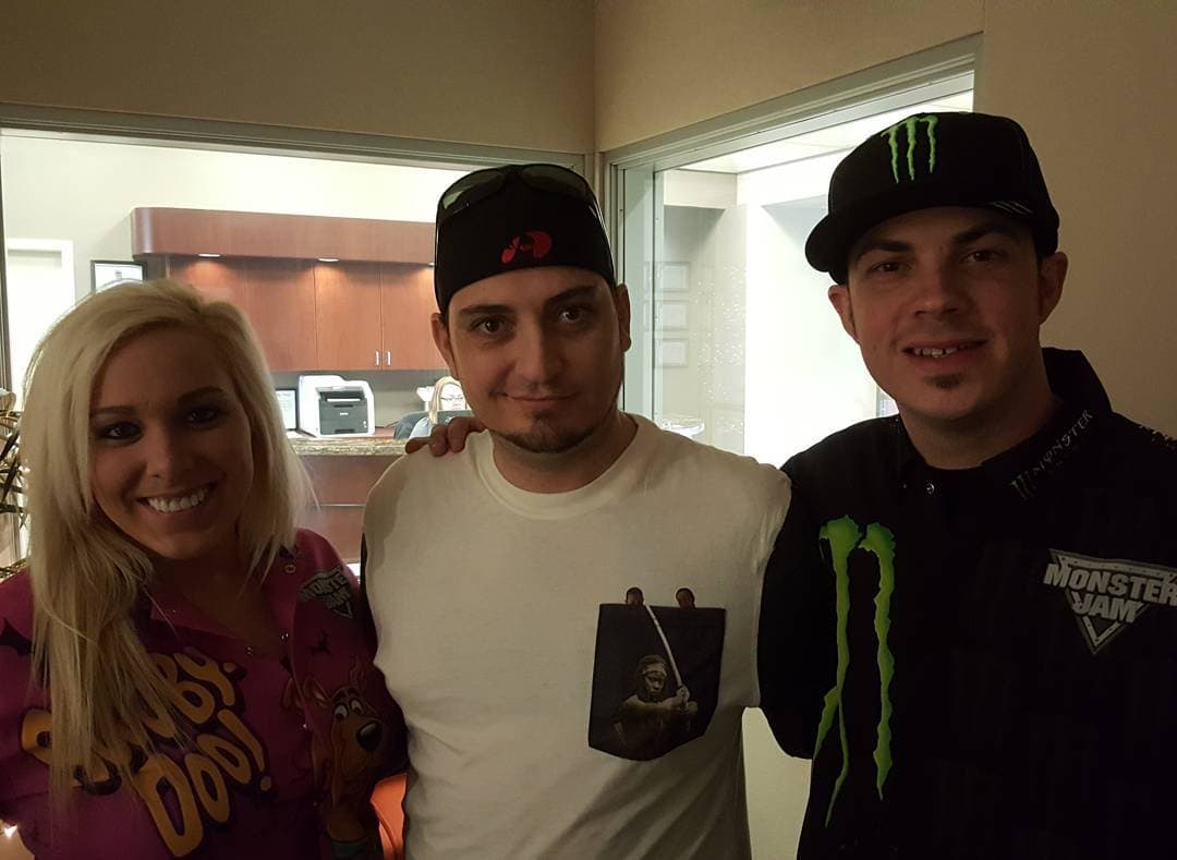 Monster Jam drivers Bailey Shea and Coty Saucier for a Rock 104.5 interview