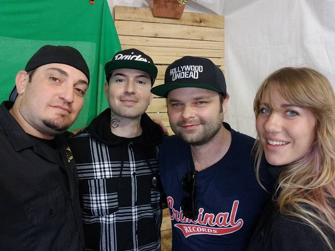 With Hollywood Undead at Aftershock Festival 2017 for Rock 104.5