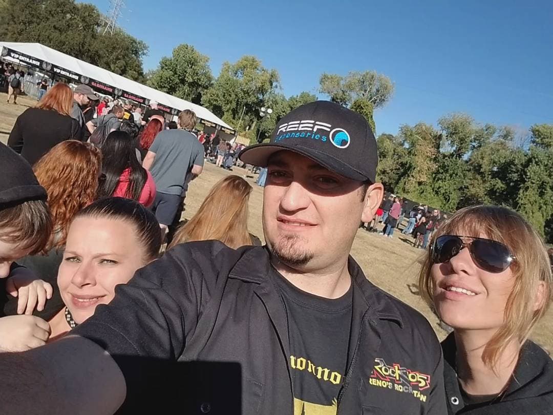 Rock 104.5 crew waiting at the gates of Aftershock Festival 2017